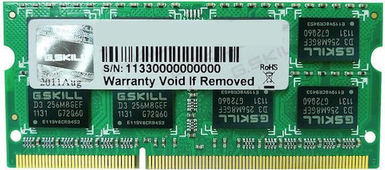 G.Skill DDR3 with Module 1x8GB and Speed 1600 for Laptop FA-1600C11S-8GSQ vista 2
