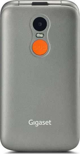 Gigaset GL590 Dual SIM Mobile with Large Buttons Titanium-silver view 6