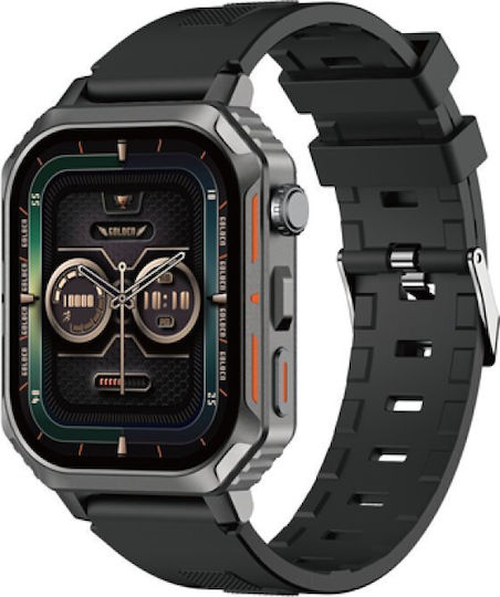 Riversong Motive 8S Smartwatch with Heart Rate Monitor (Space Gray) view 2