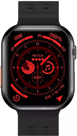 Yaxo TACOMA 47mm Smartwatch with Heart Rate Monitor (Black) view 2