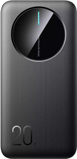 Joyroom JR-PBF14 Power Bank 20000mAh with 2 USB-A Ports and USB-C Port Black