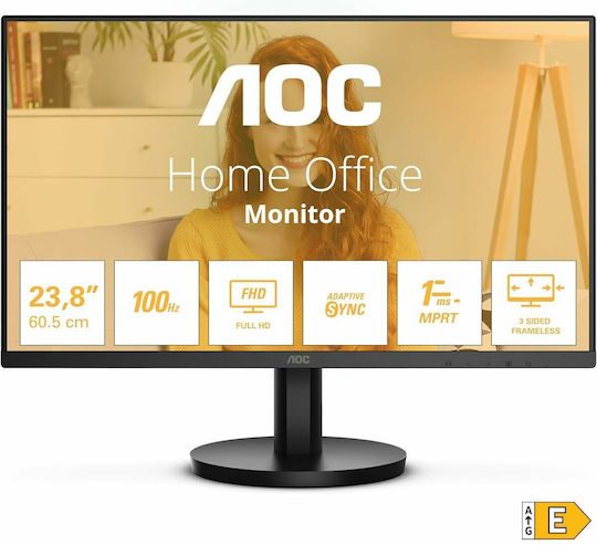 AOC 24B3HMA2 VA Monitor 23.8" FHD 1920x1080 with Response Time 4ms GTG view 6