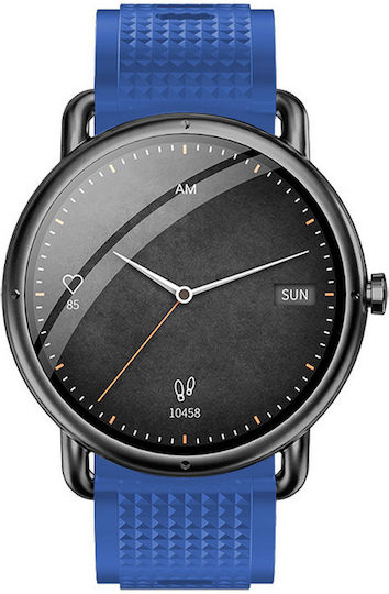 Bluetech Sh8 Smartwatch with Heart Rate Monitor (Black)