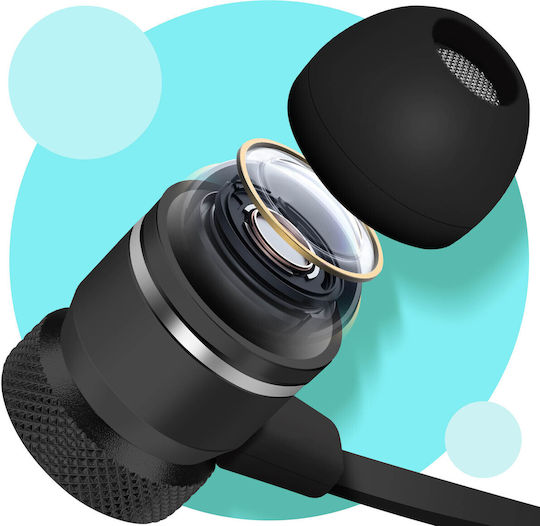 Avizar HF-BT-BK-FAFA In-ear Bluetooth Handsfree Earphones Black Ansicht 3