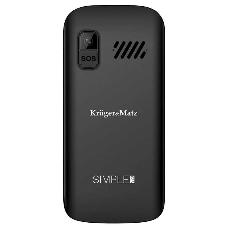 Kruger & Matz Simple 923 Dual SIM Mobile Phone with Large Buttons English Menu Black Ansicht 3
