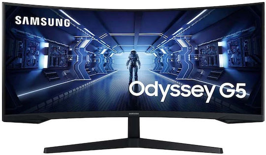 Samsung Odyssey G5 LC34G55TWWPXEN Ultrawide VA HDR Curved Gaming Monitor 34" QHD 3440x1440 165Hz view 1