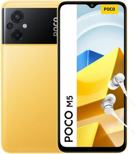 Xiaomi Poco M5 Dual SIM (4GB/64GB) Yellow view 1