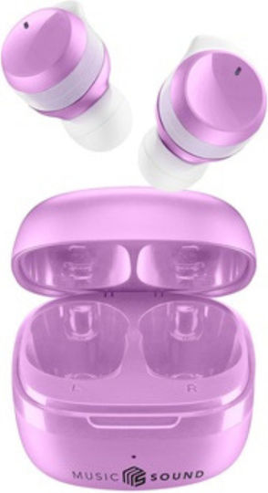 Cellular Line Music Sound Flow In-ear Bluetooth Handsfree Earphones with Charging Case Violet
