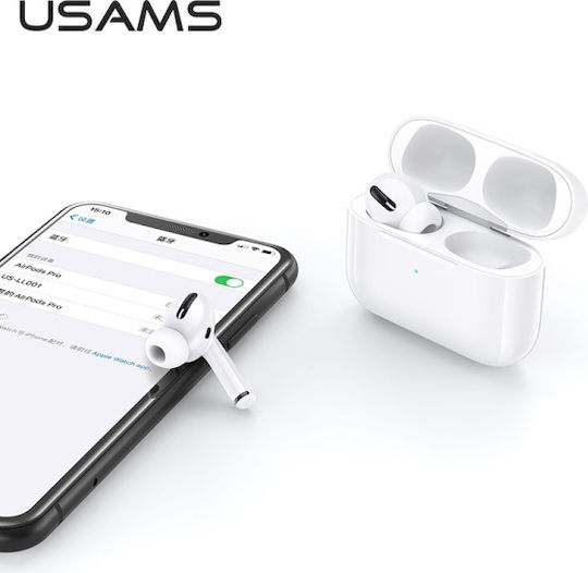 Usams US-YM001 In-ear Bluetooth Handsfree Earphones with Charging Case White view 5