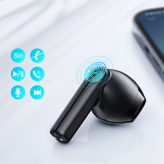 Joyroom JR-TL11 Earbud Bluetooth Handsfree Earphones with Sweat Resistance and Charging Case Black view 9