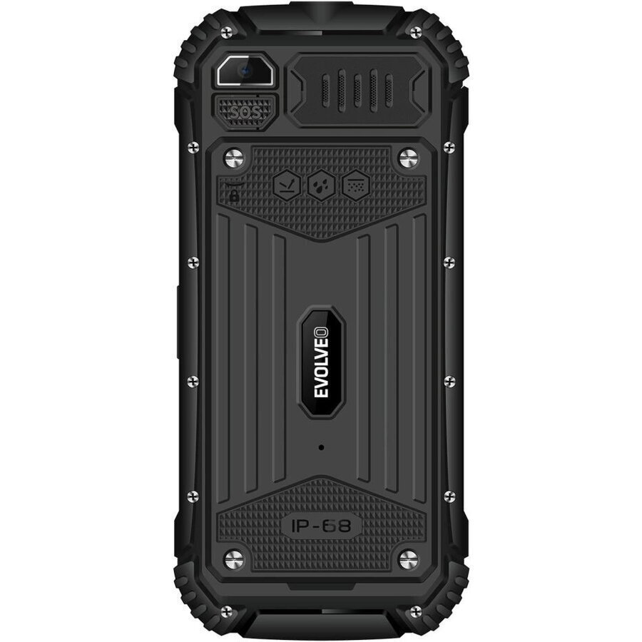 Evolveo StrongPhone Q1 Dual SIM Resistant Mobile with Buttons Black-Orange view 3