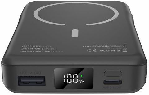 Tech-Protect PB31 Lifemag MagSafe Power Bank 10000mAh Black view 2