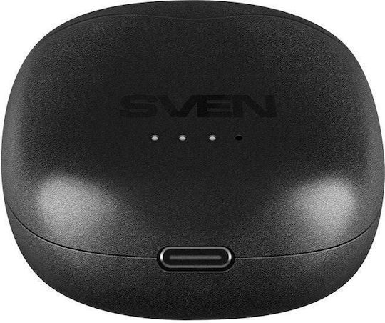 Sven E-717BT Earbud Bluetooth Handsfree Earphones with Charging Case Black view 2
