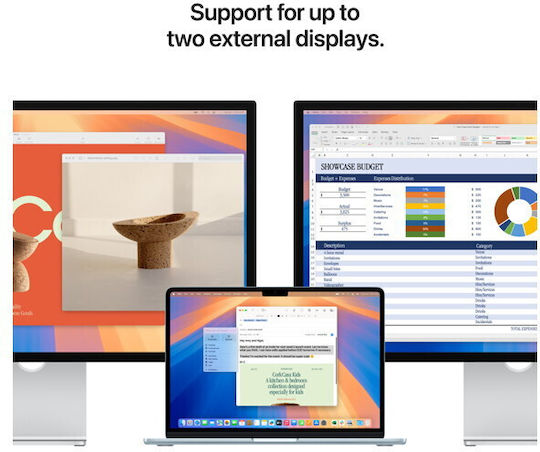 Apple MacBook Air 13.6" IPS Retina Display (M4-10‑core/16GB/256GB SSD/8-core) (70W) Midnight (GR Keyboard) vue 3