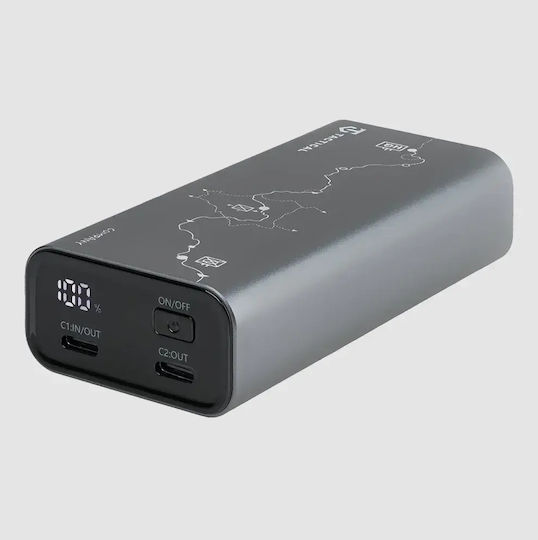 Tactical Company Power Bank 10000mAh 30W with 2 USB-C Ports Gray vue 4