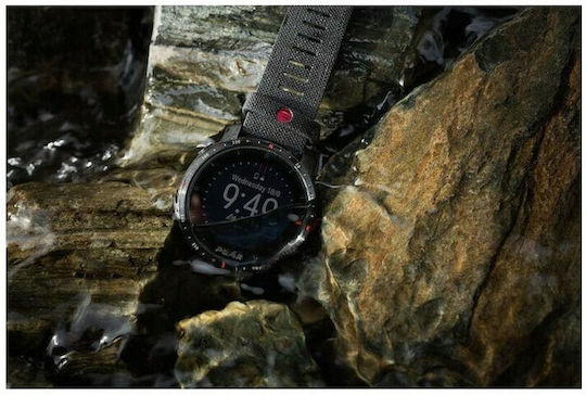 Polar Grit X Pro Waterproof Smartwatch with Heart Rate Monitor (Black) view 4
