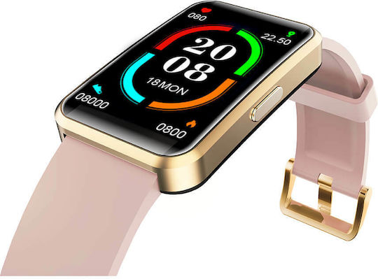 BlackView R5 Waterproof Smartwatch with Heart Rate Monitor (Pink) view 3