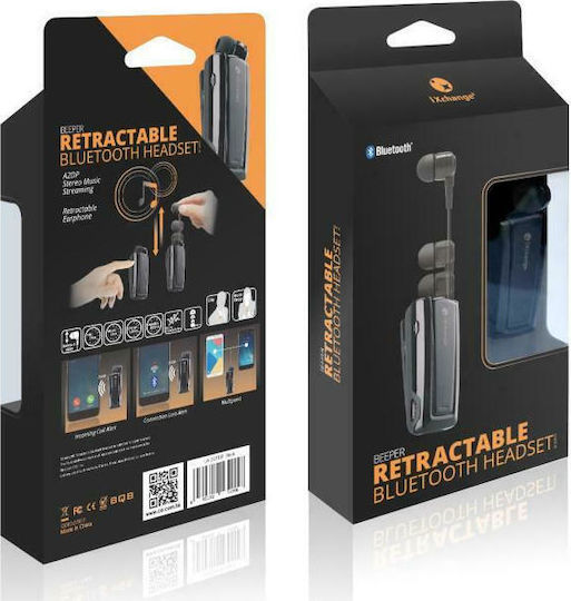 iXchange UA24ST In-ear Bluetooth Handsfree Earphone Lapel Black view 4