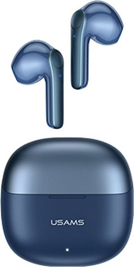 Usams XH09 Earbud Bluetooth Handsfree Earphones with Charging Case Blue view 1