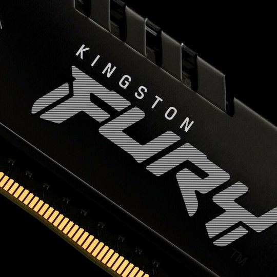 Kingston Fury Beast DDR4 128GB RAM with 4x32GB Modules and Speed 3200 for Desktop KF432C16BBK4/128 view 5