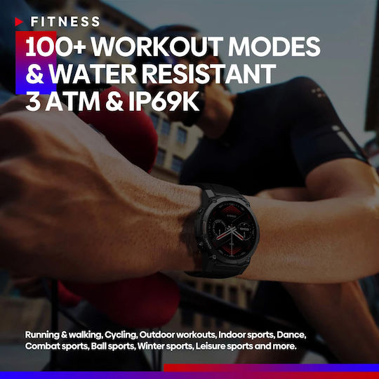 Zeblaze Vibe 7 Pro Aluminium Smartwatch with Heart Rate Monitor (Black) view 7
