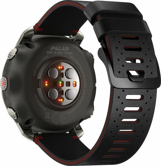 Polar Grit X Pro Waterproof Smartwatch with Heart Rate Monitor (Titan) view 2