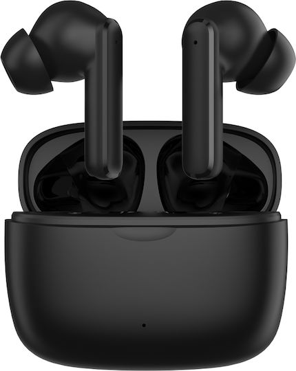 Noozy BH55 In-ear Bluetooth Handsfree Earphones with Charging Case Black view 1