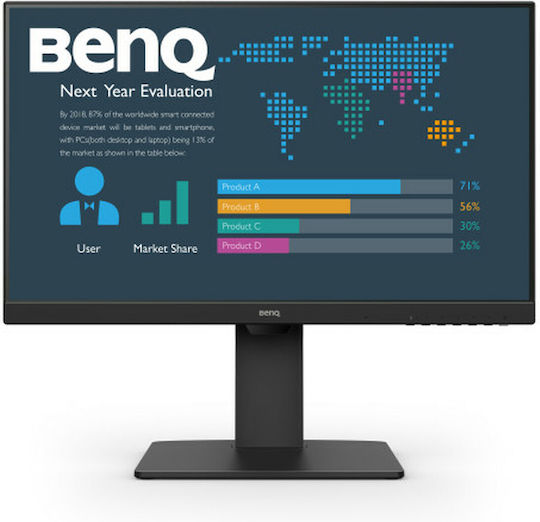 BenQ BL2486TC IPS Monitor 23.8" FHD 1920x1080 with Response Time 5ms GTG view 1