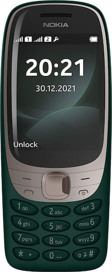 Nokia 6310 2021 Dual SIM Mobile with Buttons (English Menu) Green view 2