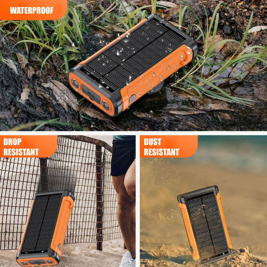 Linomag Solar Power Bank 20000mAh Orange view 4