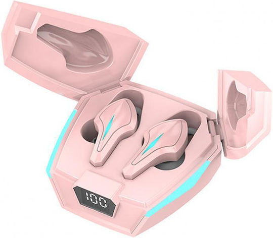 Nubi K12 In-ear Bluetooth Handsfree Earphones with Charging Case Pink view 1