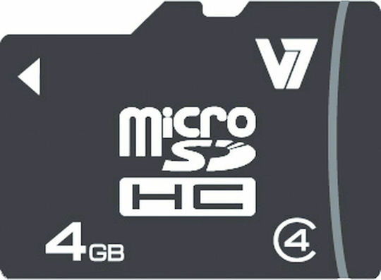 V7 microSDHC 4GB 10MB/s with Adapter view 2