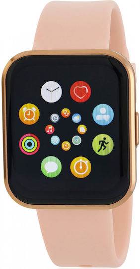 Marea B63003/5 Smartwatch with Heart Rate Monitor (Pink) view 1