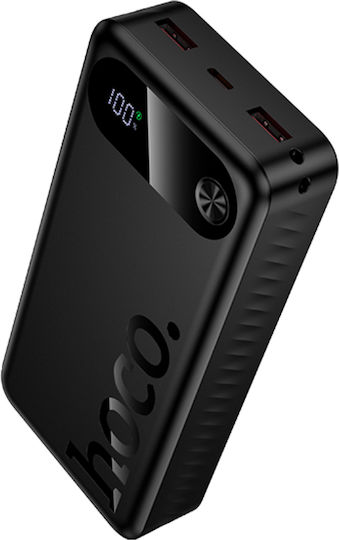Hoco J154A Victorious Power Bank 20000mAh 22.5W with 2 USB-A Ports and USB-C Port Power Delivery Black view 3