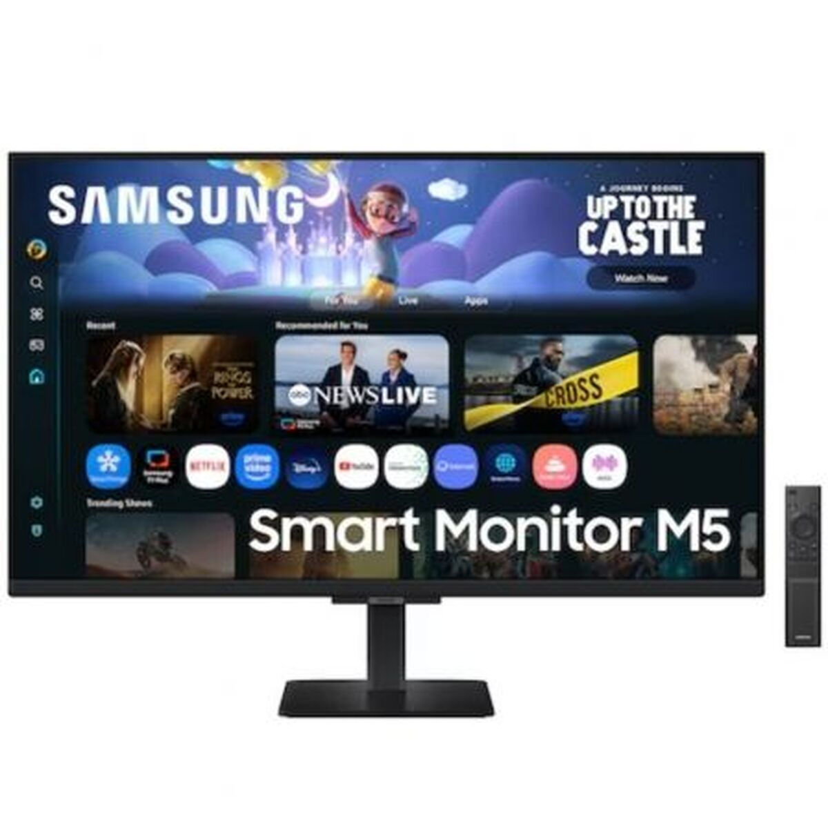 Samsung LS27FM500EUXEN IPS Smart Monitor 27" FHD 1920x1080 with Response Time 5ms GTG view 1