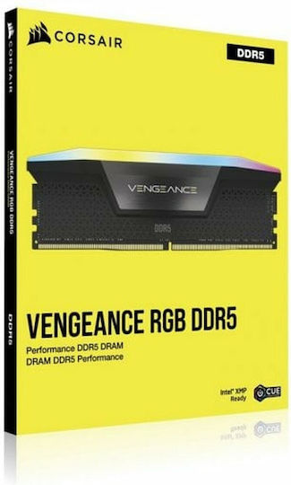 Corsair Vengeance DDR5 32GB RAM with 2x16GB Modules and Speed 6200 for Desktop CMH32GX5M2E6200C36 vue 2
