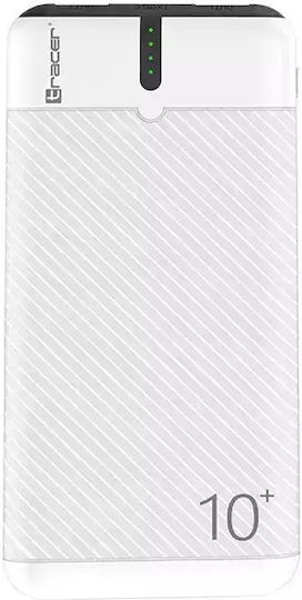 Tracer EnerGo Power Bank 10000mAh with 2 USB-A Ports and USB-C Port White / Black view 8