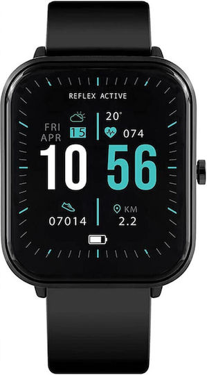 Reflex Active Series 15 Aluminium 36mm Smartwatch with Heart Rate Monitor (Black) view 3