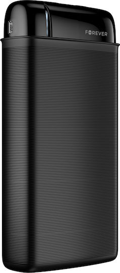 Forever TB-100L Power Bank 20000mAh with 2 USB-A Ports Black vue 6
