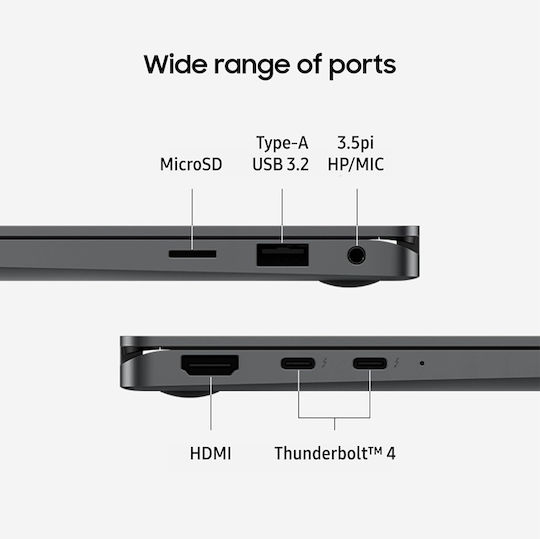 Samsung Galaxy Book5 360 15.6" FHD Touchscreen (Ultra 5-226V/16GB/512GB SSD/Arc Graphics 130V/W11 Pro) (US Keyboard) vue 2