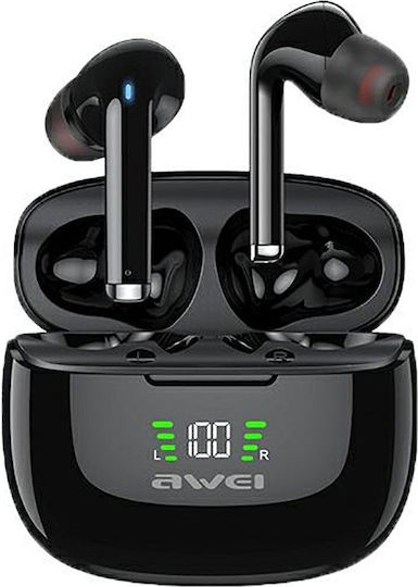 Awei TWS TA8 Earbud Bluetooth Handsfree Earphones with Charging Case Black