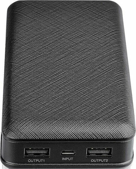 V-TAC VT-3502 Power Bank 20000mAh with 2 USB-A Ports Black view 6