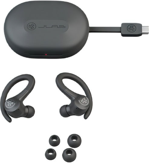 Jlab Go Air Sport 2 In-ear Bluetooth Handsfree Earphones with Sweat Resistance and Charging Case Graphite view 5