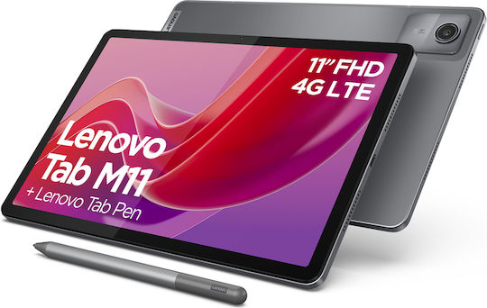 Lenovo Tab M11 4G 11" (4GB/128GB) Luna Grey view 1