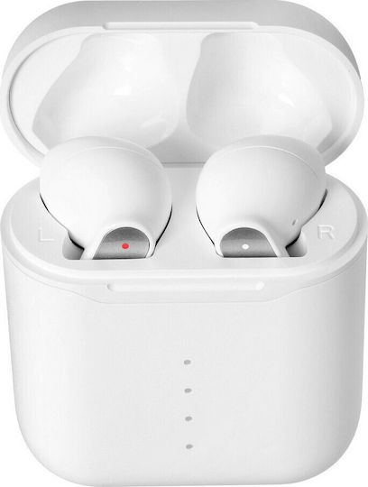 HP-037 Earbud Bluetooth Handsfree Earphones with Charging Case White view 8