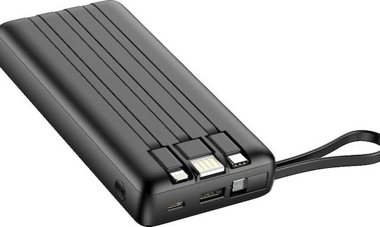 Veger VP2047 Power Bank 20000mAh with USB-A Port and USB-C Port Black