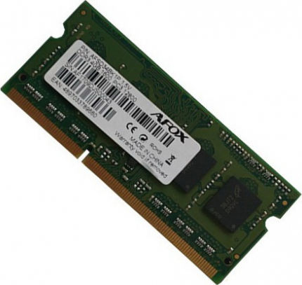 Afox DDR3L with 1x8GB Module and Speed 1333 for Laptop AFSD38AK1L