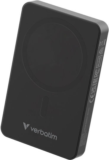 Verbatim Charge 'n' Go MagSafe Power Bank 10000mAh 20W with USB-C Port Power Delivery Black