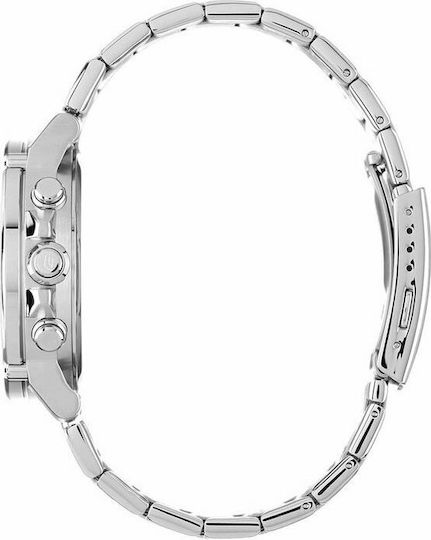 Casio Edifice Stainless Steel 46mm Smartwatch (Silver) view 2