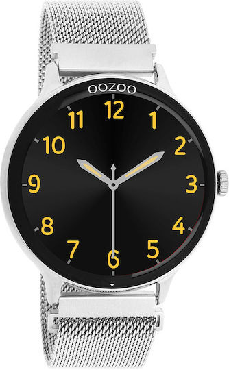 Oozoo Q00135 45mm Smartwatch with Heart Rate Monitor (Silver) view 7